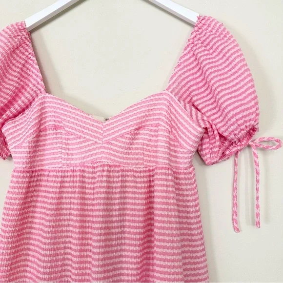 Amanda Uprichard Sicily Dress in Piquette Pink - Picture 4 of 16